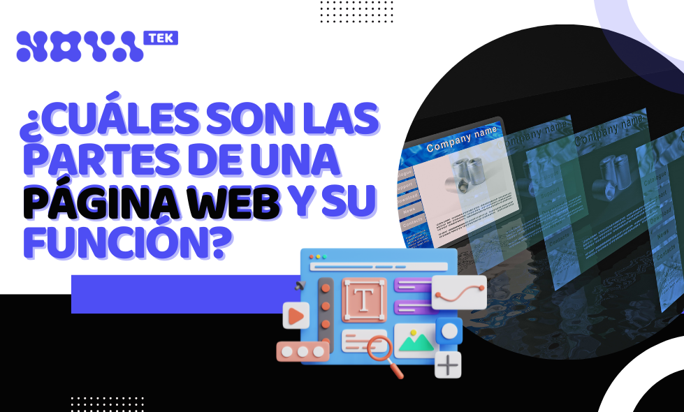 partes de una página web